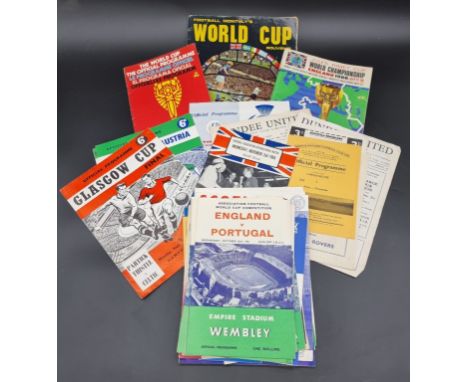 FOOTBALL PROGRAMMES:&nbsp;official souvenir programme for Jules Rimet Cup World Championship 1966, July 11-30: together with 