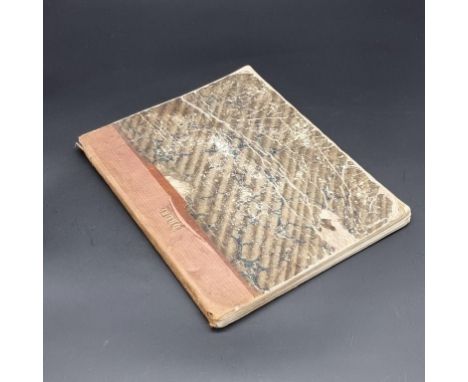PARKER (Joseph):&nbsp;zoology manuscript with pen and ink drawings of various animals, neatly written across approx 90pp, rul