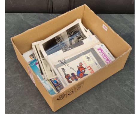 ENTERTAINMENT:&nbsp; a quantity of ephemera and programmes in box, to include theatre and film programmes, some periodicals i