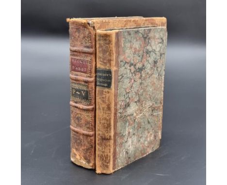 BOUND MANUSCRIPTS:&nbsp;an 18th century French legal commonplace book, approx 600pp in a neat hand in black ink, contemporary
