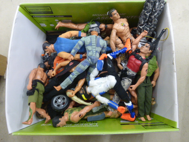 Quantity of Action Man figures circa 1990s in original outfits