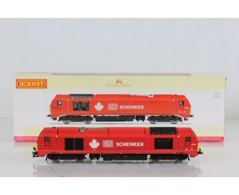 Boxed Hornby OO gauge R3039 DB Schenker Bo-Bo Diesel Electric Class Keith Heller engine DCC Ready