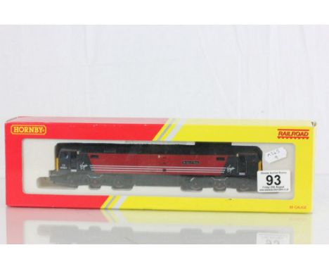 Boxed Hornby OO gauge Railroad R2677 Virgin Railways Class 47 engine