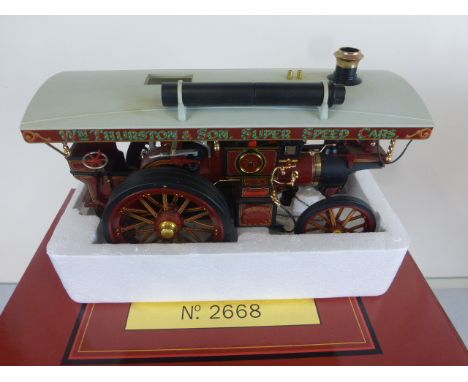 Boxed ltd edn Britannia 1:24 Burrell Showmans Engine with certificate, excellent