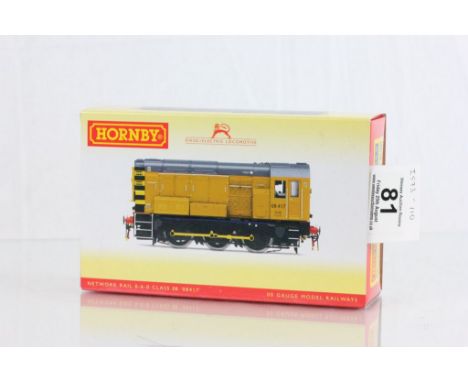 Boxed Hornby OO gauge R3261 Network Rail 0-6-0 Class 08 Diesel Electric Locomotive 08417 DCC Ready engine