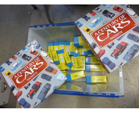 36 Boxed Special Edn Corgi & Solido A Century of Cars, all excellent, with two corresponding folders