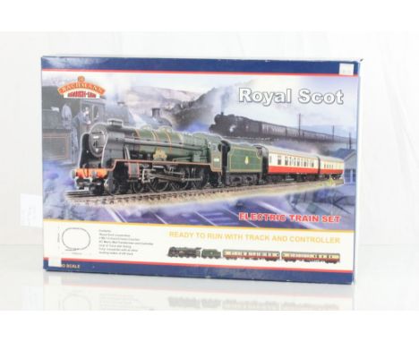 Boxed Bachmann Royal Scot 30-020 electric train set, complete and excellent 
