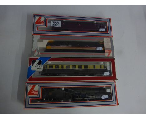 Four boxed Lima OO gauge engines to include D838 Rapid, Intercity Fire Fly, King William III and 205132 