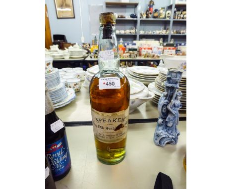 A PRE-WAR BOTTLE OF W.A. SMITH AND CO., 25 CASTLE STREET, LIVERPOOL 'SPEAKERS FINE OLD SCOTCH WHISKEY' 
