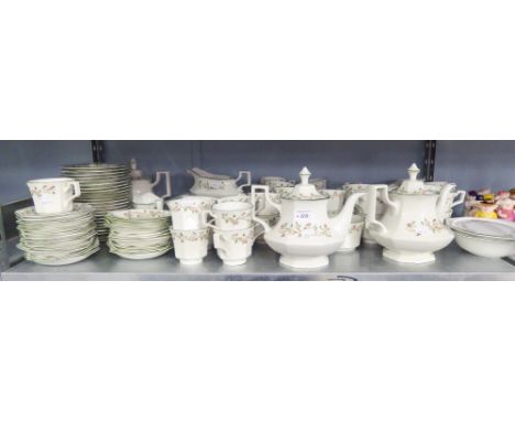 JOHNSON BROS. TEA AND DINNER SERVICE, APPROX 100 PIECES 