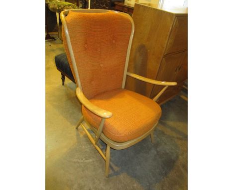 Ercol High Back Arm Chair