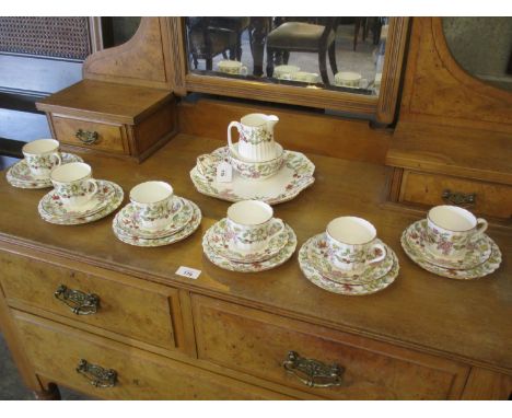 Spode Floral Tapestry 21 Piece Tea Set
