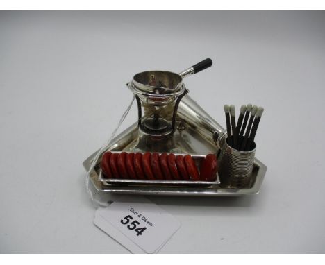 Asprey &amp; Co. Hallmarked Silver Seal Set, Birmingham 1931