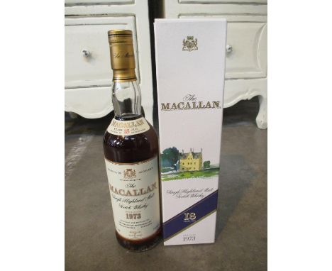 The Macallan Single Highland Malt Scotch Whisky 18 Years Old, 1973