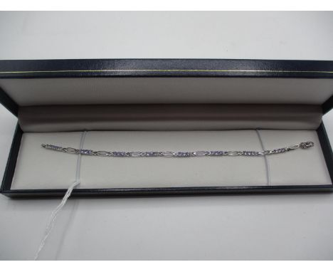 Silver Tanzanite Bracelet