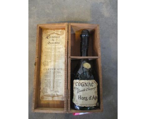 Cognac Grand Champagne Comte Joseph Hors D'Age, boxed