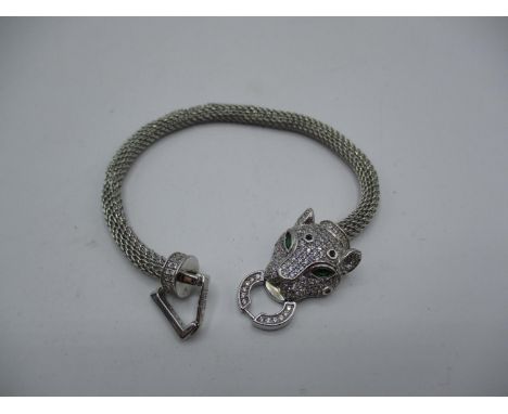 Silver Panther/Big Cat Bracelet