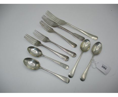 Collection of Silver Forks and Spoons, 298g