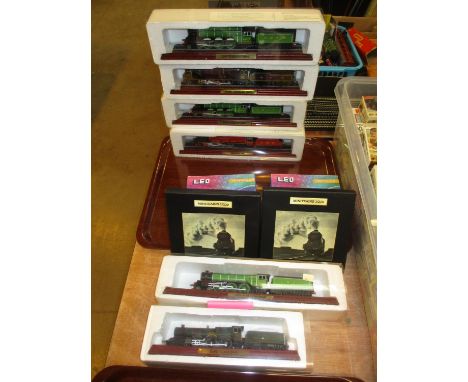 Six Model Trains, 2 Atlas Mini Trains and 2 Model Engines