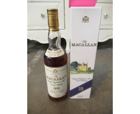 The Macallan Single Highland Malt Scotch Whisky 18 Years Old, 1973