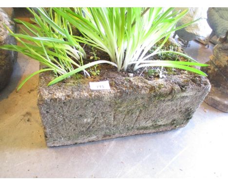 Cast Stone Planter, 38x30cm