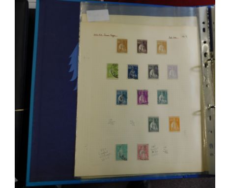 Portugal and Colonies ring binder with m/m and used collection (100s), includes shades