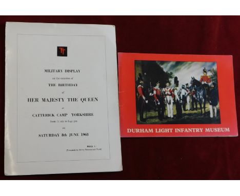 Durham Light Infantry Museum by J. H. Rumsby and Military Display Programme for the occasion of the birthday of H.M. Queen El