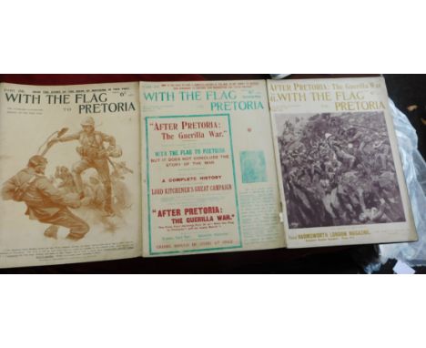 With The Flag to Pretoria. Part 26, Covers the Siege Of Mafeking which Colonel Baden-Powell took part, published by Harmswort