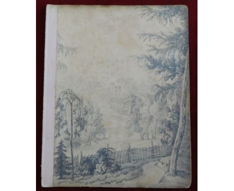 Bradley Rectory-A pencil sketch dated 1857 of Bradley Rectory which is situated in Great Bradley on the Suffolk Cambridgeshir