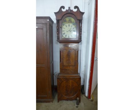 A Victorian mahogany 8-day longcase clock 