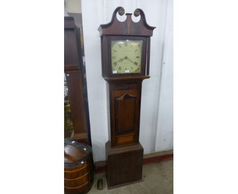 A George III mahogany 30-hour longcase clock 