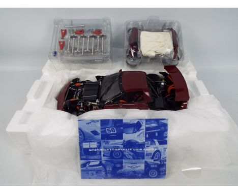 GMP - A limited edition boxed 1:12 scale Chevrolet Corvette C5-R Series Prototype model in Jewel Red # G1200710. This model i