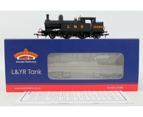 Bachmann - A boxed Bachmann Branchline #31-165 6DCC READY OO gauge Class 5 L&amp;YR 2-4-2T tank locomotive Op.No.10695 in LMS