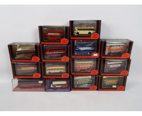 EFE, Corgi - 12 x 1:76 scaleboxed EFE buses and coaches, and 2 x limited edition Corgi Original Omnibuses in plastic cases - 