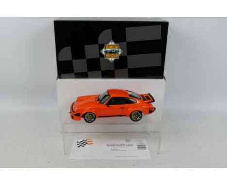 Exoto - Racing Legends - A boxed 1976 Porsche 934 Turbo RSR in 1:18 scale # 18092. The model appears in Mint condition in a M