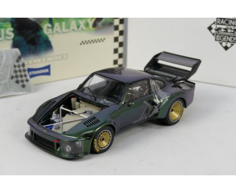 Exoto - Racing Legends - A rare boxed special edition Porsche 935 Turbo in 1:18 scale painted in special Avus Galaxy Galactic