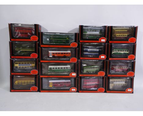 EFE - 16 x 1:76 scale boxed EFE buses and coaches - Lot includes a #12304 'Southdown' Cavalier coach. A #16701 'London Transp