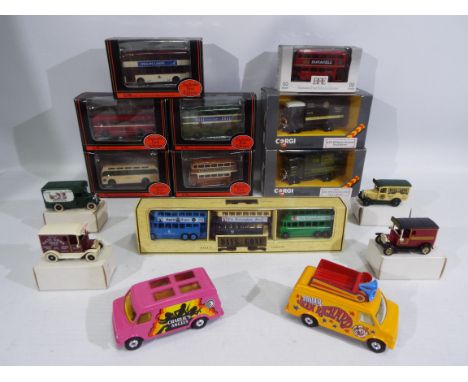 Corgi, EFE, Lledo, - 17 x boxed and unboxed die-cast model vehicles - Lot includes an unboxed Corgi 'Charlie's Angels' Chevro