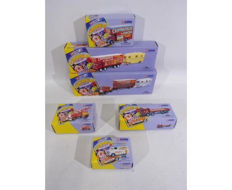 Corgi - 6 x limited edition boxed Corgi vehicles from the Chipperfield's Circus series - Lot includes a #97888 Foden Closed P