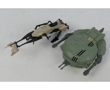 Star Wars - Mini Rig - Endor Forest Ranger - Speeder Bike. An Endor Forest Ranger appearing to be complete with cock-pit door