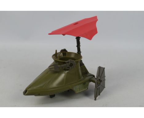 Star Wars - Mini Rig - One Man Sail Skiff. An original 1984 Kenner made mini-rig action figure playset: ' One-Man Sail Skiff 