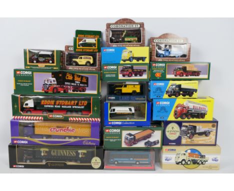 Corgi - Lledo - Diecast models. A selection of 20 boxed diecast model cars and transport vehicles appearing in Excellent cond