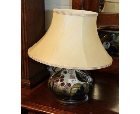 Moorcroft lamp