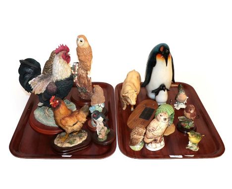 A selection of 20th century collectables including; a Beatrix Potter ''Old Mr Brown'' 1963, Beswick Bull on wooden stand, tit