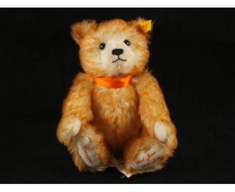 A Steiff orange mohair 654909 Cancer star sign bear