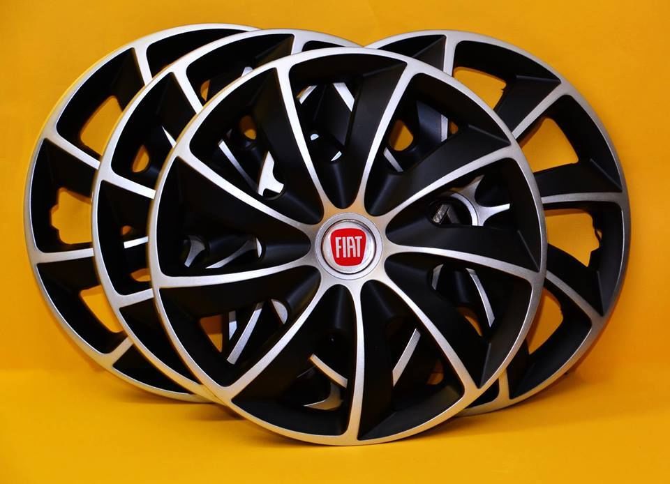 fiat 15 inch wheel trims