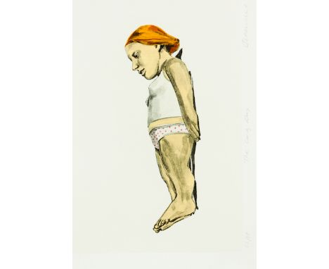Claudette Schreuders (South African 1973 - ) The Long Day lithograph printed in colours, signed, inscribed with the title and