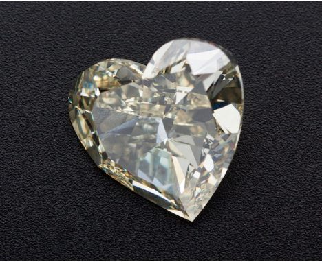  An Unmounted Diamond heart-shaped cut diamond weighing 11.26ctAccompanied by a Report from EGL no. 140302240, stating it to 