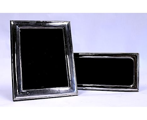  Two Irish Silver-Mounted Easel Back Picture Frames, Celtic Frames Ltd, Dublin, 2002 And 2003 each rectangular body, in sizes