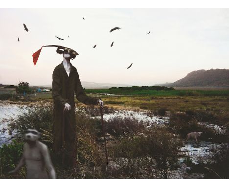 Jane Alexander (South African 1959 - ) Harbinger In Correctional Uniform, Lost Marsh digital print with pigment dyes on cotto